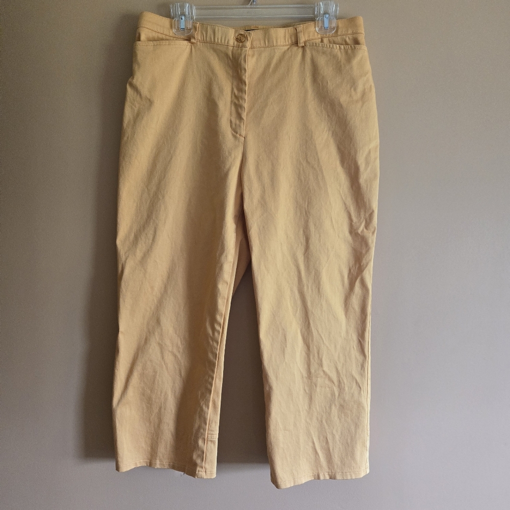 Tribal Melon Color Crop Pants waist=15.5"
